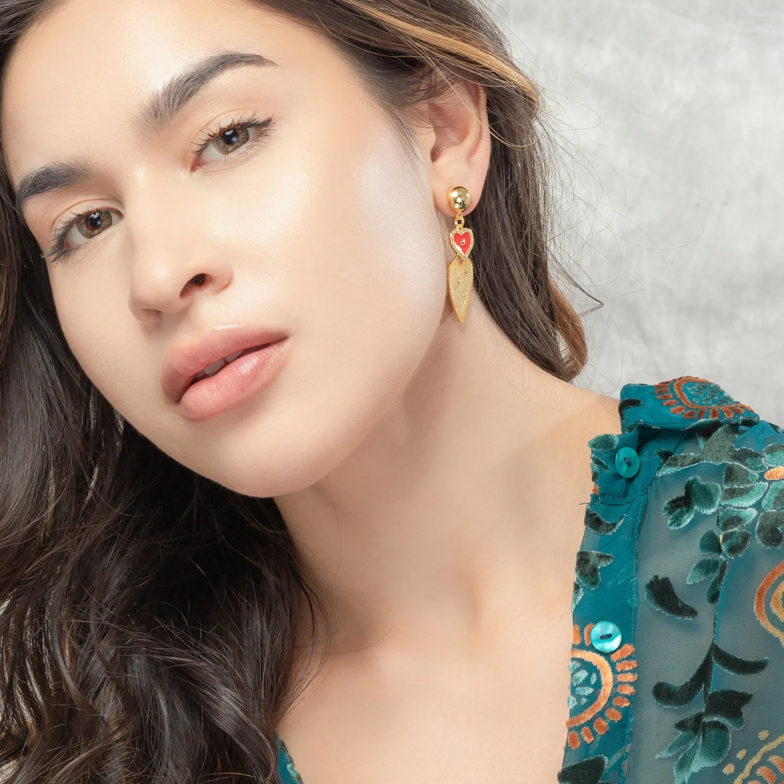 Heart-to-heart Earrings sold by Selenichast product image thumbnail 3