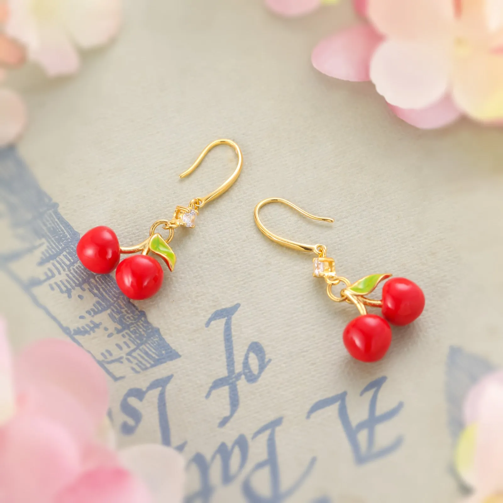 Cherry Earrings sold by Selenichast product image thumbnail 2