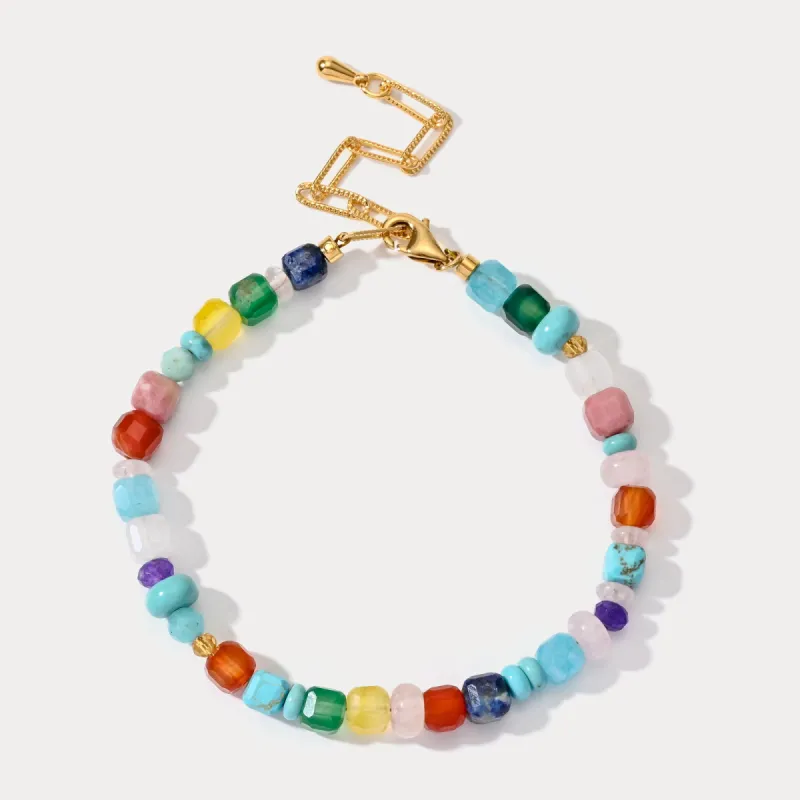Colorful Seed Bead Bracelet sold by Selenichast