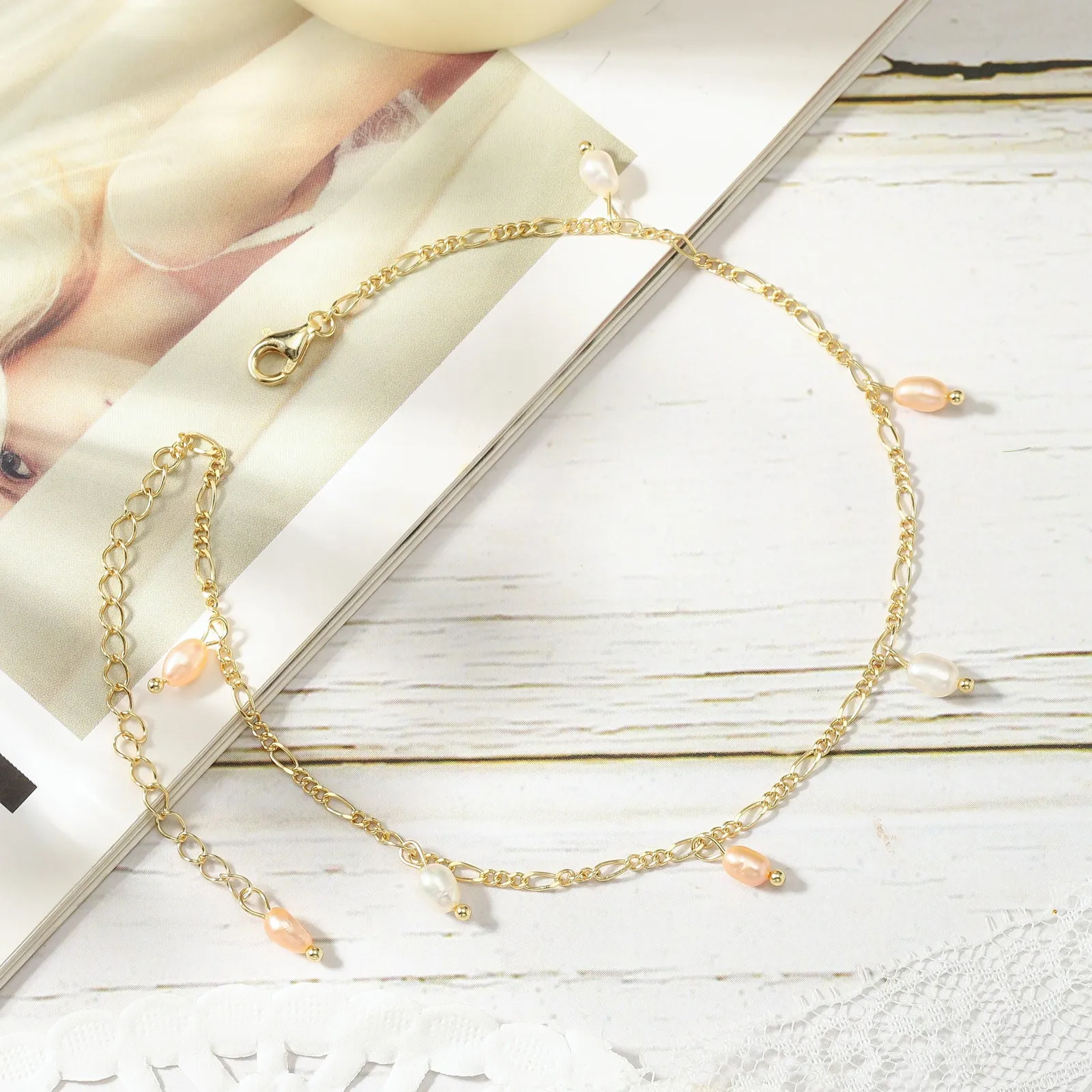 Rose Gold Anklet sold by Selenichast product image thumbnail 3