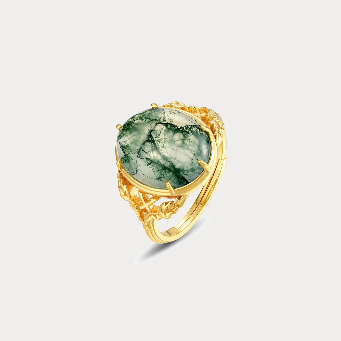 Moss Agate Ring sold by Selenichast