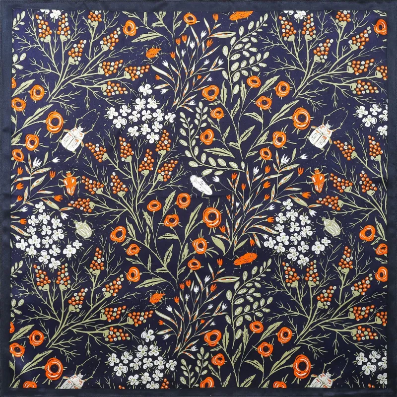 Garden Flora Insect Square Scarf sold by Selenichast