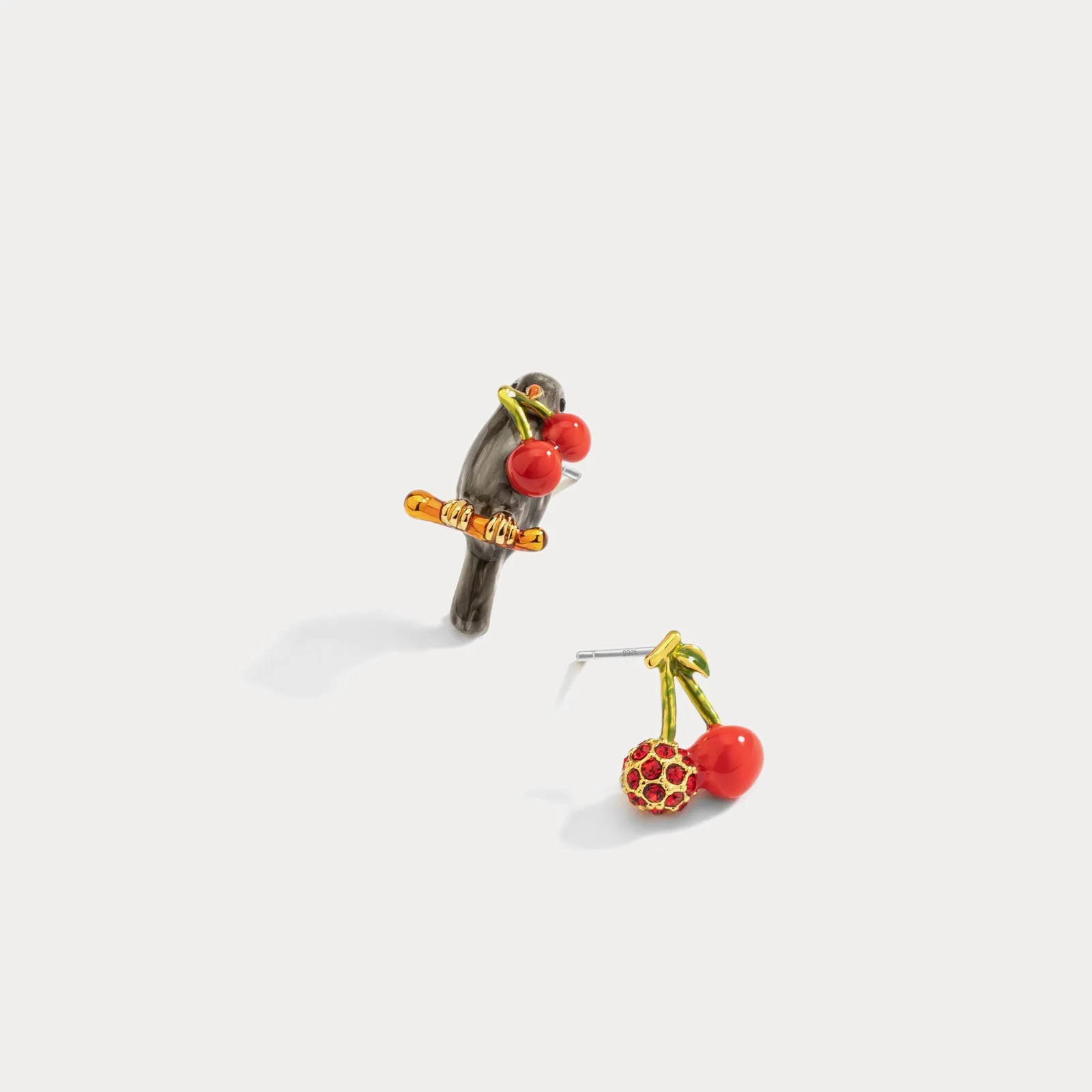 Cherry Bird Earrings sold by Selenichast product image thumbnail 5