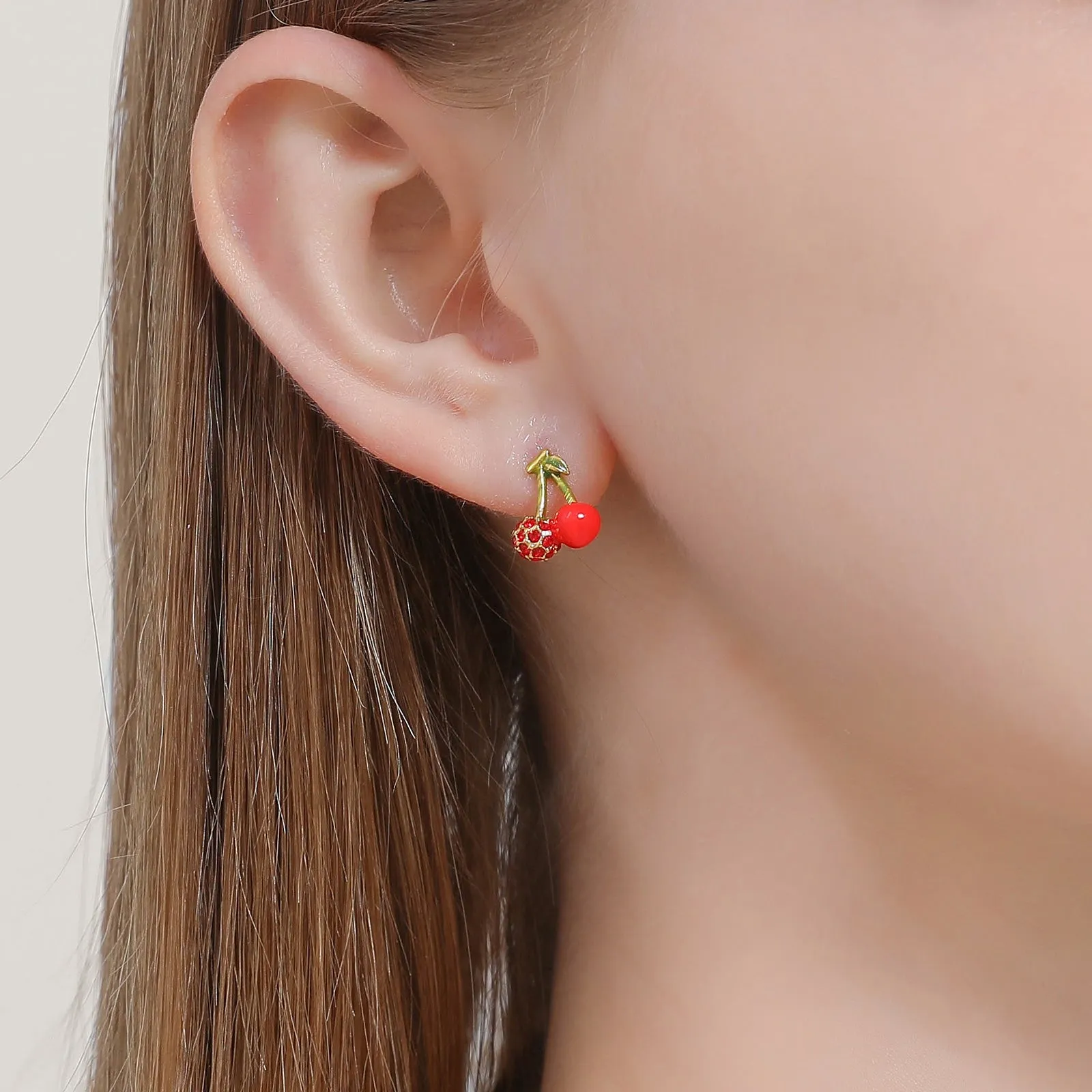 Cherry Bird Earrings sold by Selenichast product image thumbnail 3