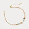 Dainty Stone Beaded Anklet sold by Selenichast