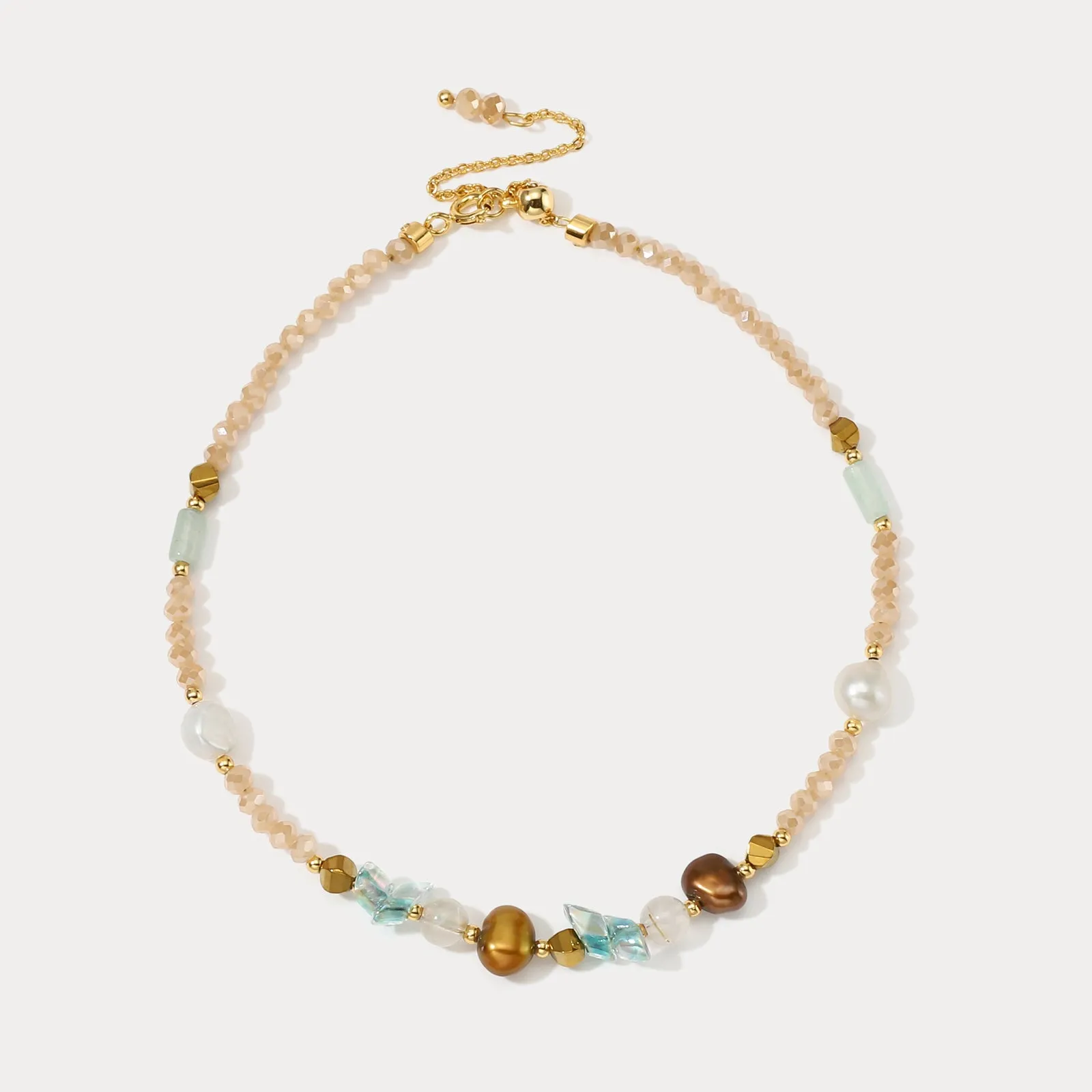 Dainty Stone Beaded Anklet sold by Selenichast