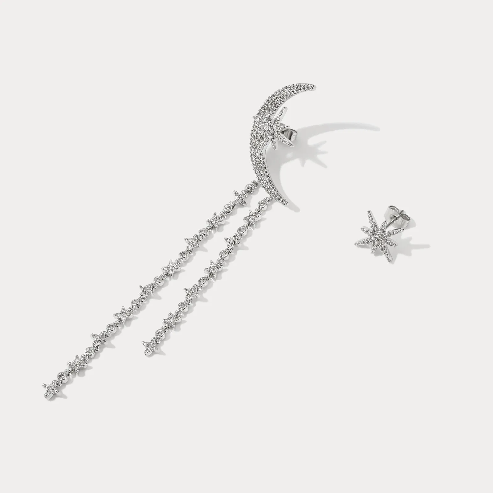 Moon Star Tassel Earrings sold by Selenichast product image thumbnail 5