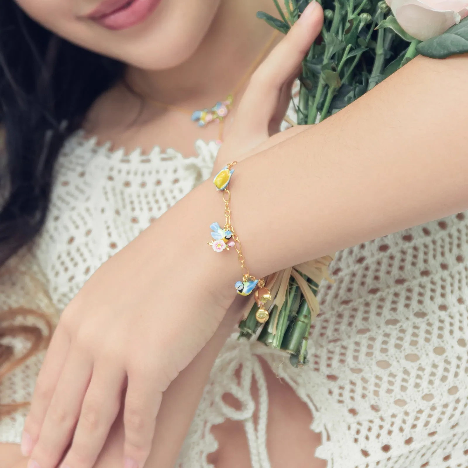 Blue Tit Bracelet sold by Selenichast product image thumbnail 5