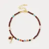 Agate Beaded Anklet sold by Selenichast