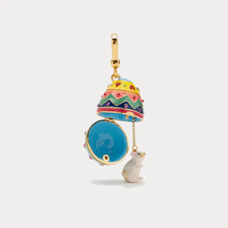 Rat Zodiac Easter Egg Necklace sold by Selenichast