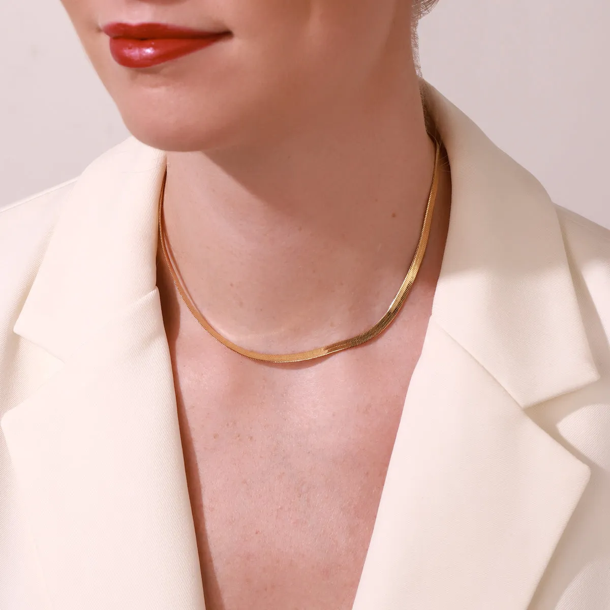 Herringbone Necklace sold by Selenichast product image thumbnail 4