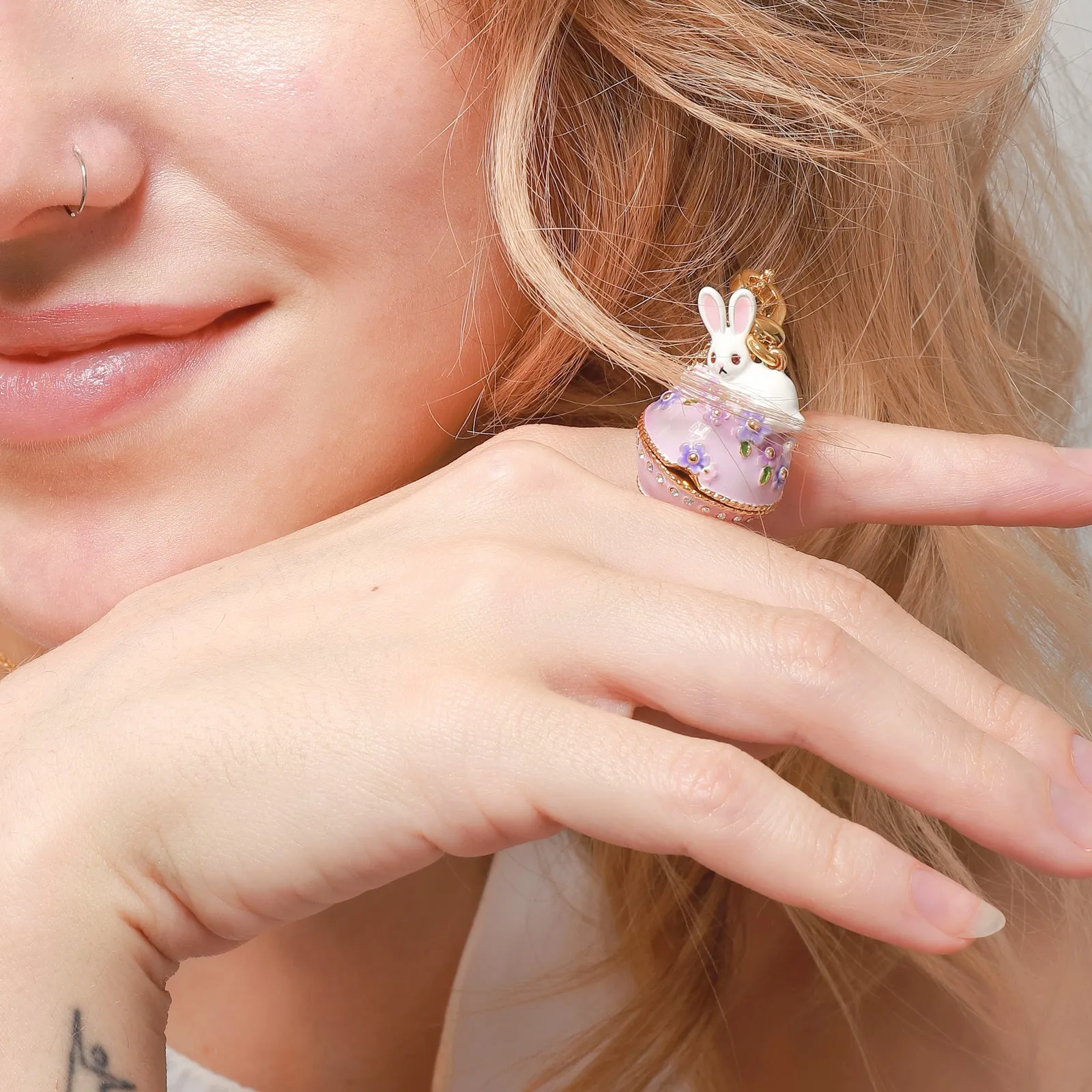 Rabbit Locket Necklace sold by Selenichast product image thumbnail 5