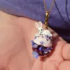 Rabbit Locket Necklace sold by Selenichast