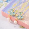 Pearl in the Ocean Earrings sold by Selenichast