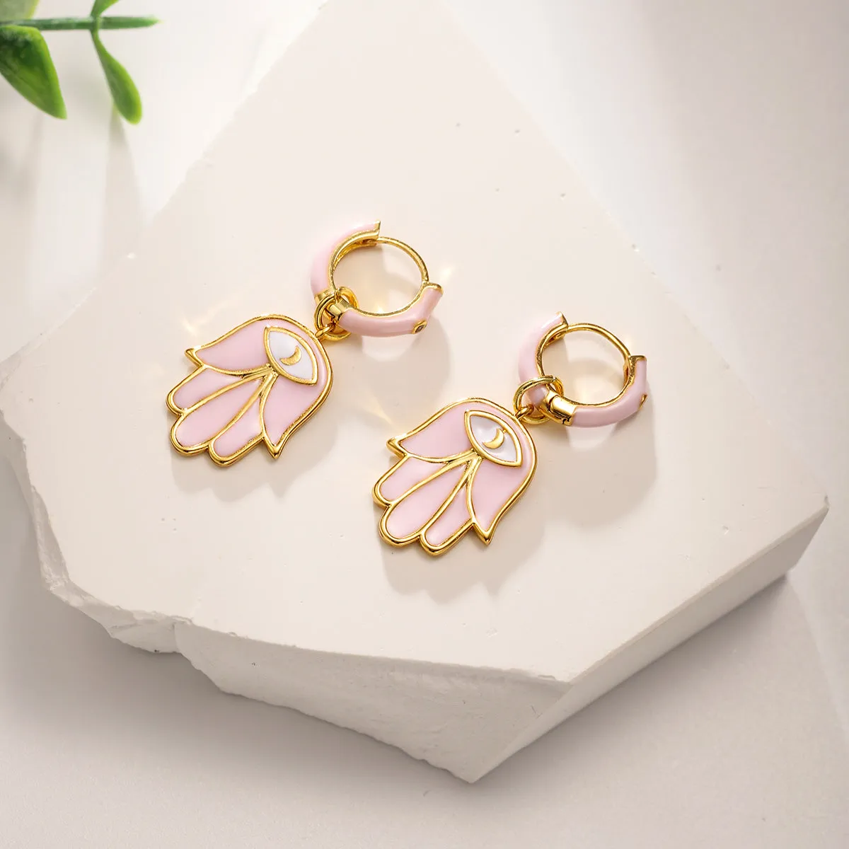 Eye in Hand Drop Earrings sold by Selenichast product image thumbnail 5