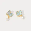 Pearl in the Ocean Earrings sold by Selenichast