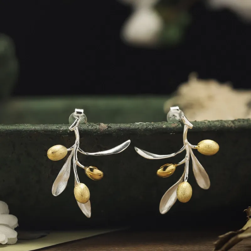 Olive Branch Earrings sold by Selenichast