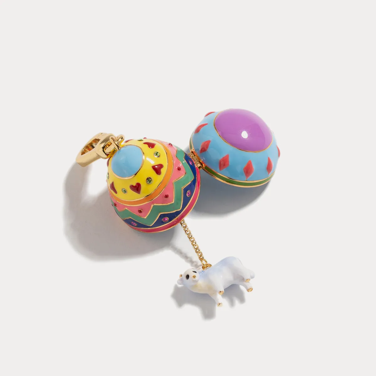 Ox Zodiac Easter Egg Necklace sold by Selenichast product image thumbnail 2
