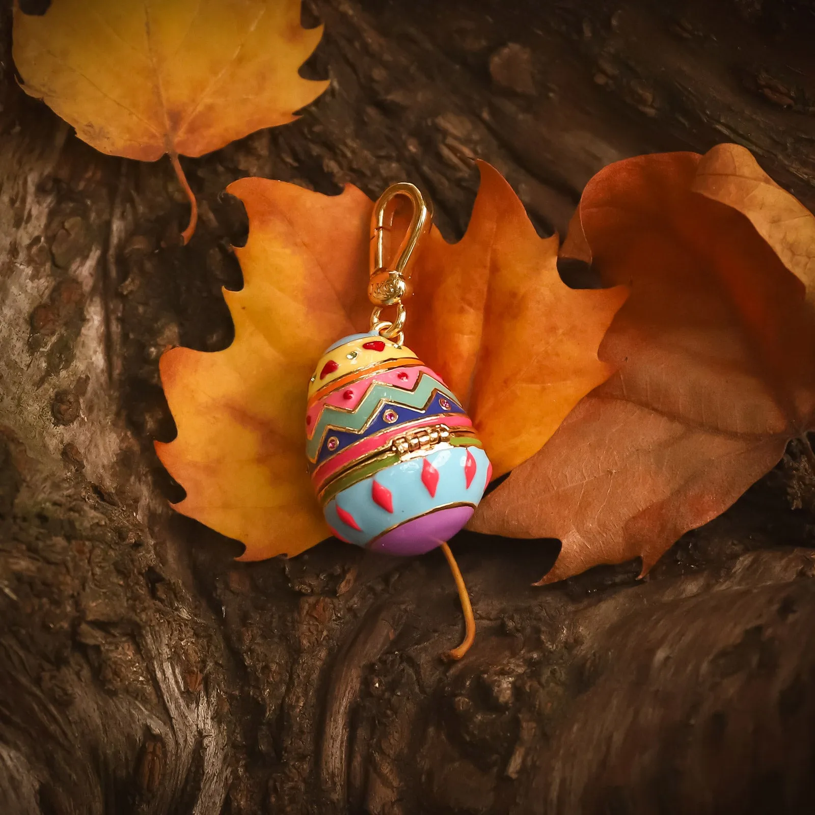 Ox Zodiac Easter Egg Necklace sold by Selenichast product image thumbnail 3