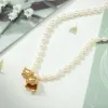 Lily Of The Valley Pearl Necklace sold by Selenichast