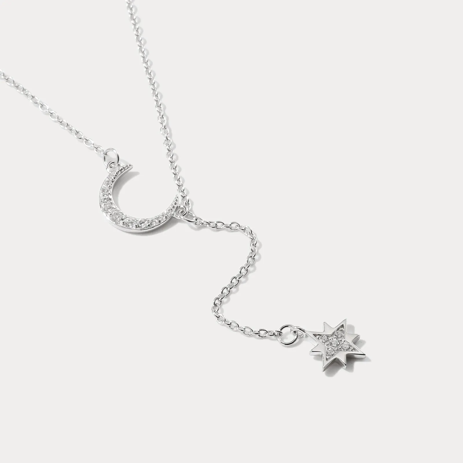 Moon Star Silver Necklace sold by Selenichast product image thumbnail 5