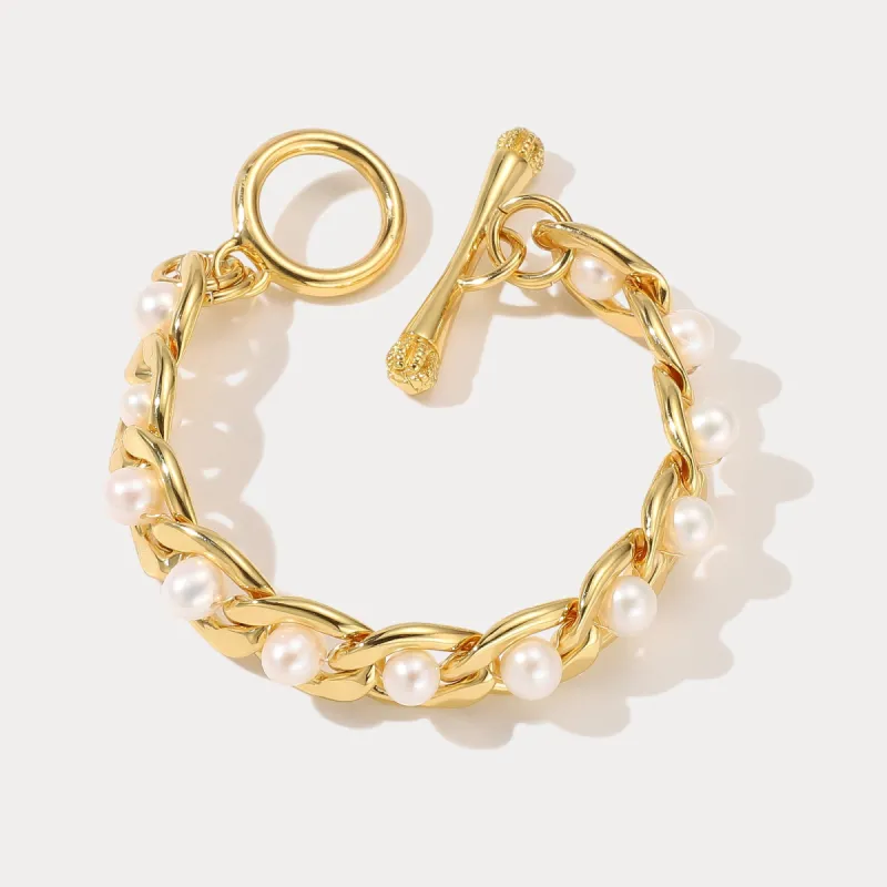Pearl Twist Bracelet sold by Selenichast