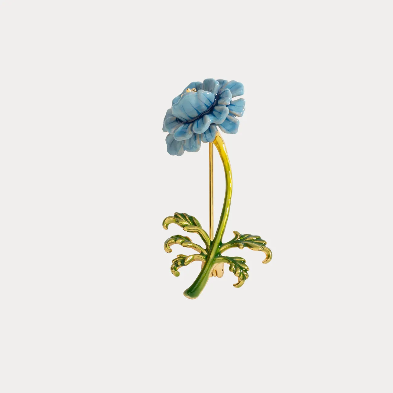 Blue Floral Brooch sold by Selenichast