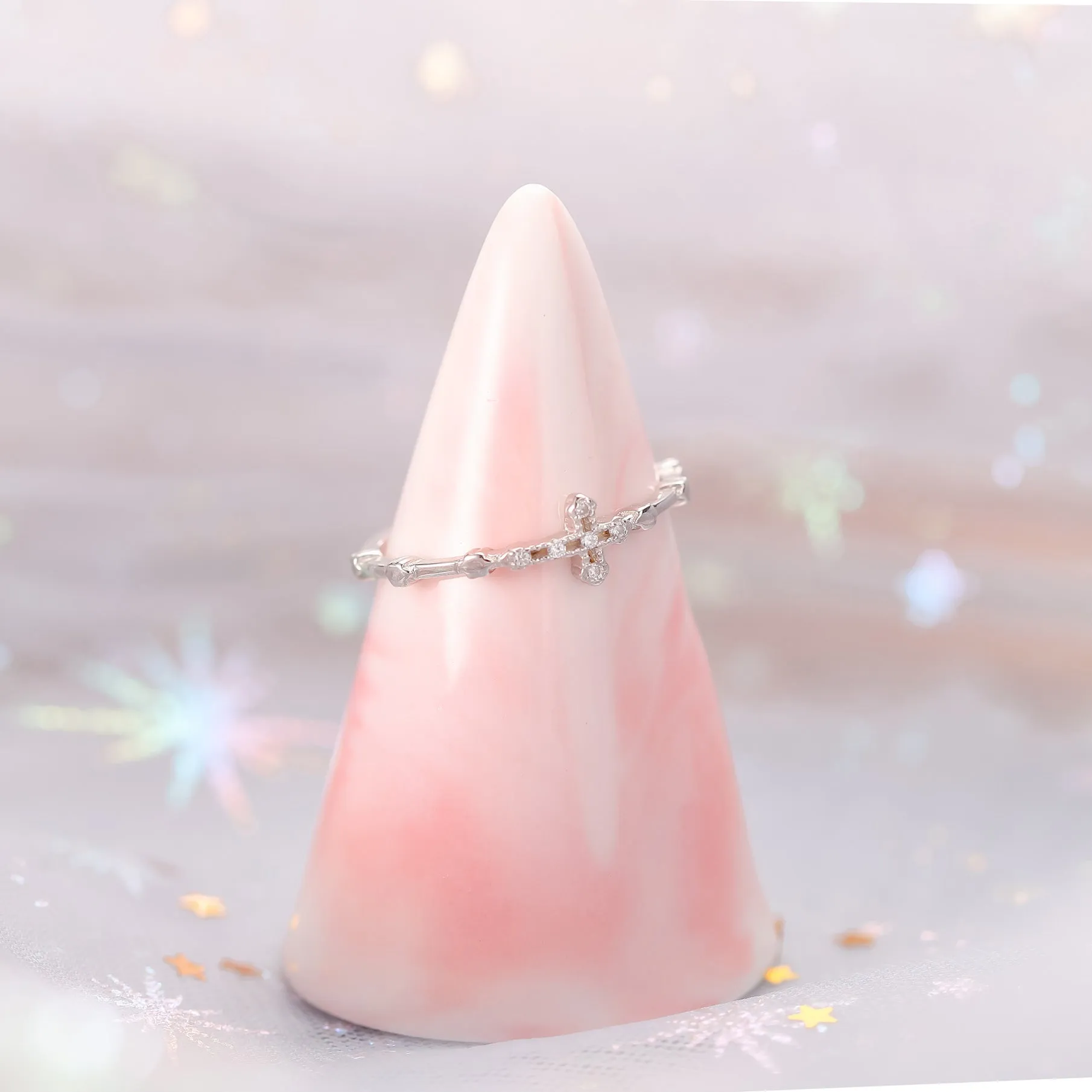 Silver Cross Ring sold by Selenichast product image thumbnail 4