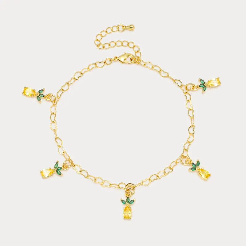 Pineapple Anklet sold by Selenichast