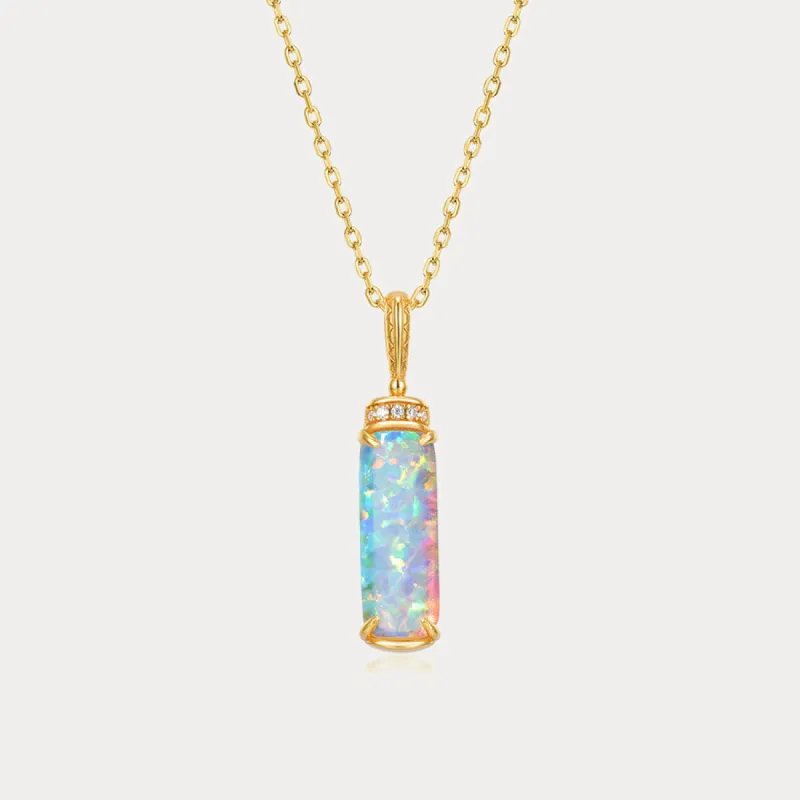 Long Opal Necklaces sold by Selenichast