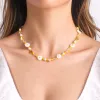 Boho Daisy Flower Beaded Necklace sold by Selenichast