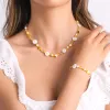 Boho Daisy Flower Beaded Necklace sold by Selenichast