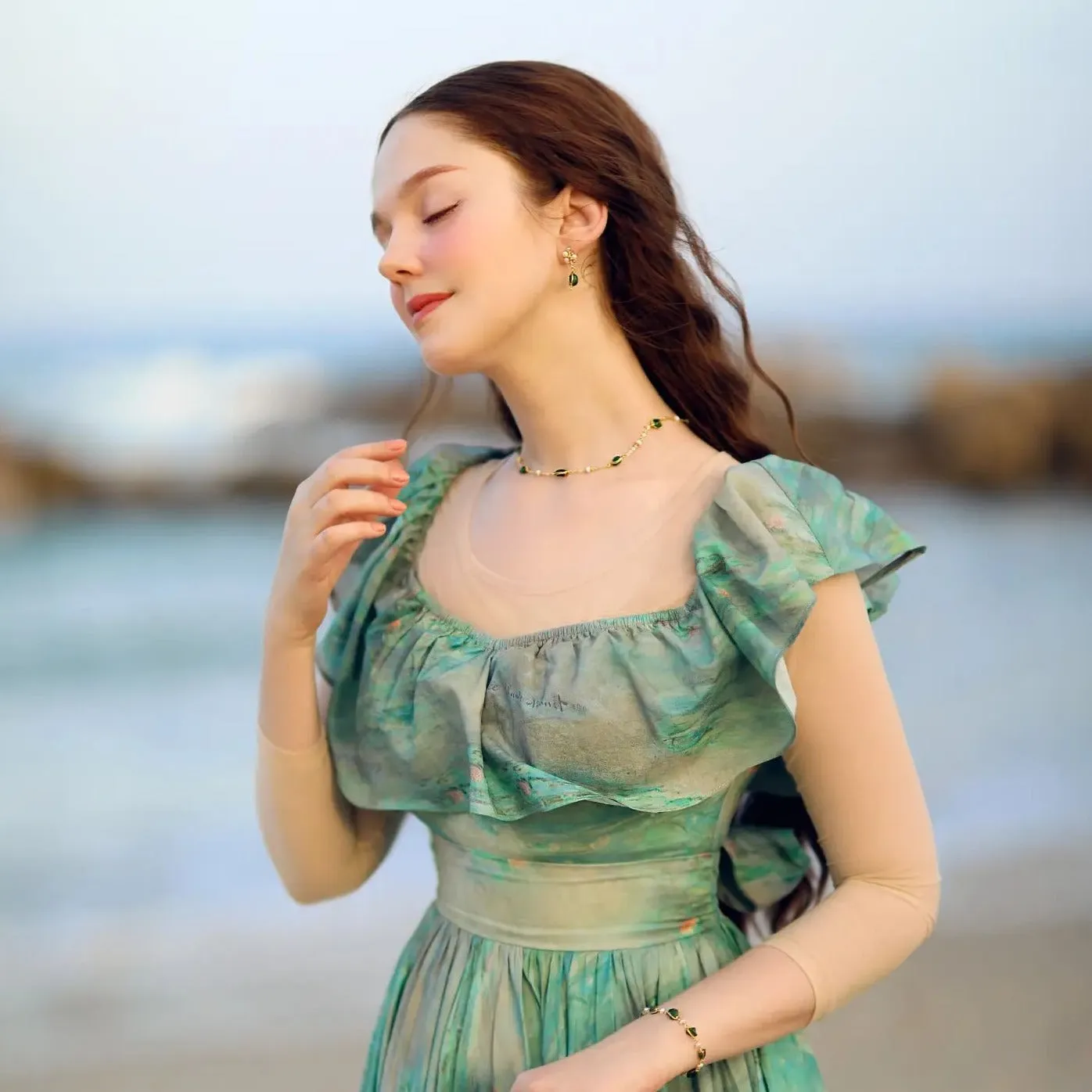 Healing Crystal Station Beaded Necklace sold by Selenichast product image thumbnail 3