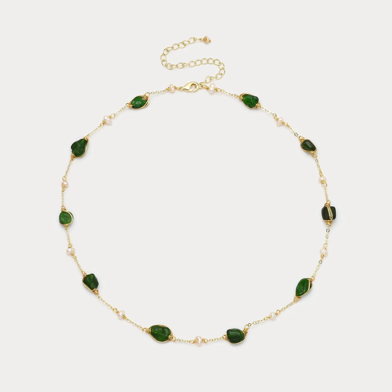 Healing Crystal Station Beaded Necklace sold by Selenichast product image thumbnail 2