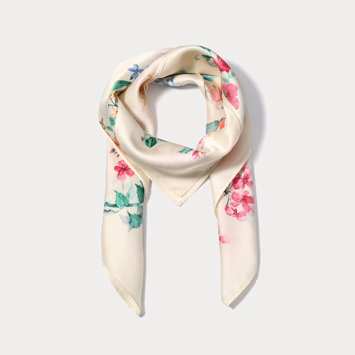 Blooming Silk Square Scarf sold by Selenichast product image thumbnail 2