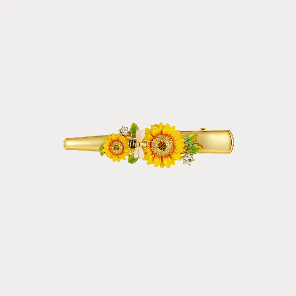 Sunflower & Bee Hairpin sold by Selenichast product image thumbnail 3