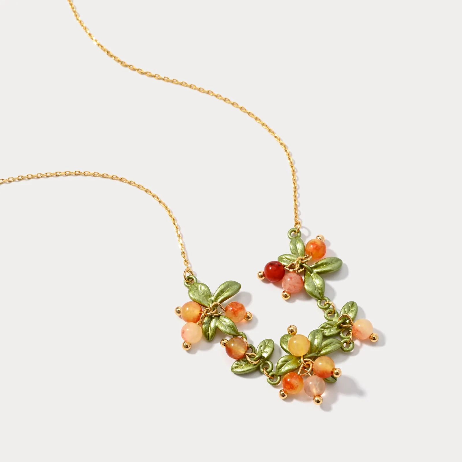 Orange Berry Necklace sold by Selenichast product image thumbnail 5