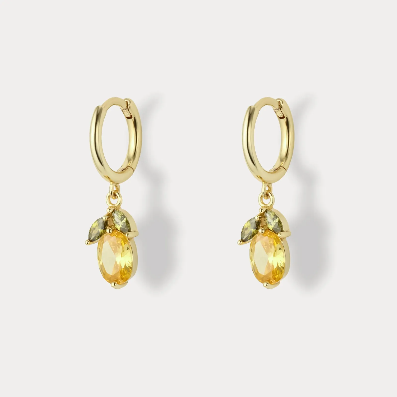 Pineapple Hoop Earrings sold by Selenichast