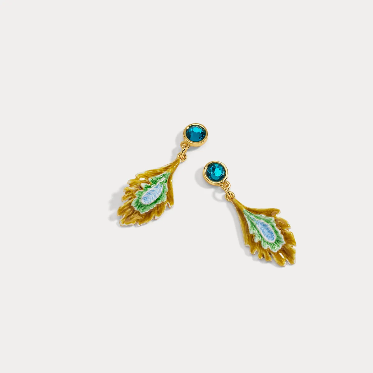 Peacock Earrings sold by Selenichast product image thumbnail 2