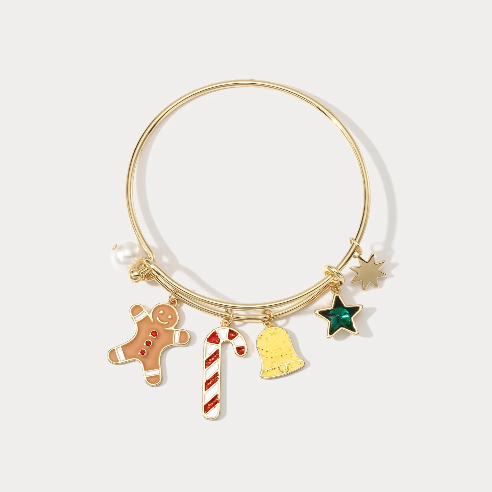 Christmas Gingerbread Man Bracelet sold by Selenichast product image thumbnail 5
