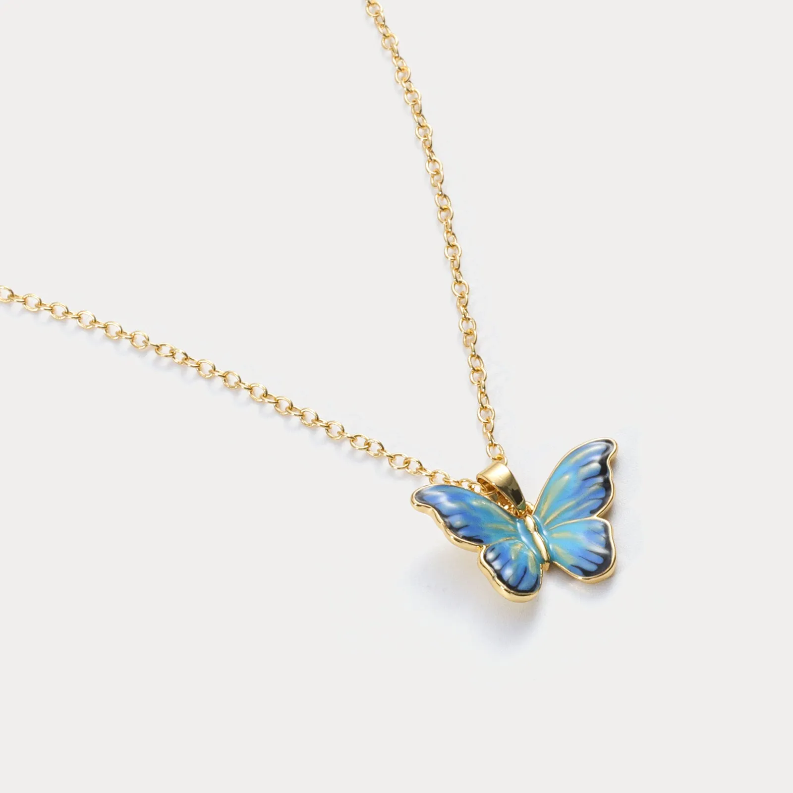 Blue Butterfly Necklace sold by Selenichast product image thumbnail 4