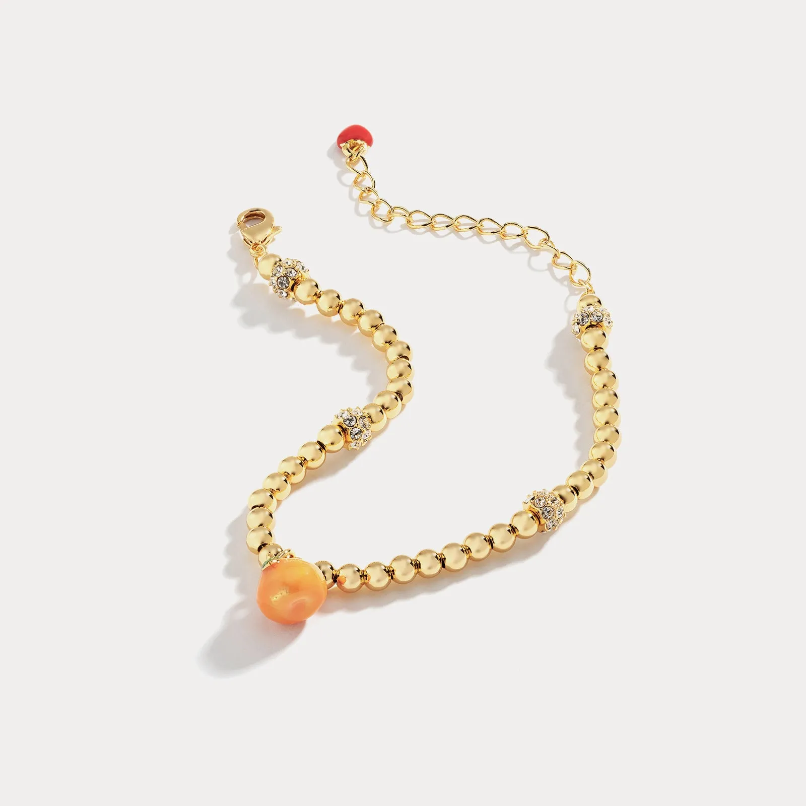 Orange Enamel Bracelet sold by Selenichast product image thumbnail 2