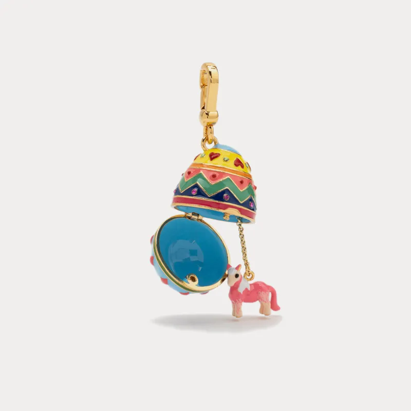 Horse Zodiac Easter Egg Necklace sold by Selenichast