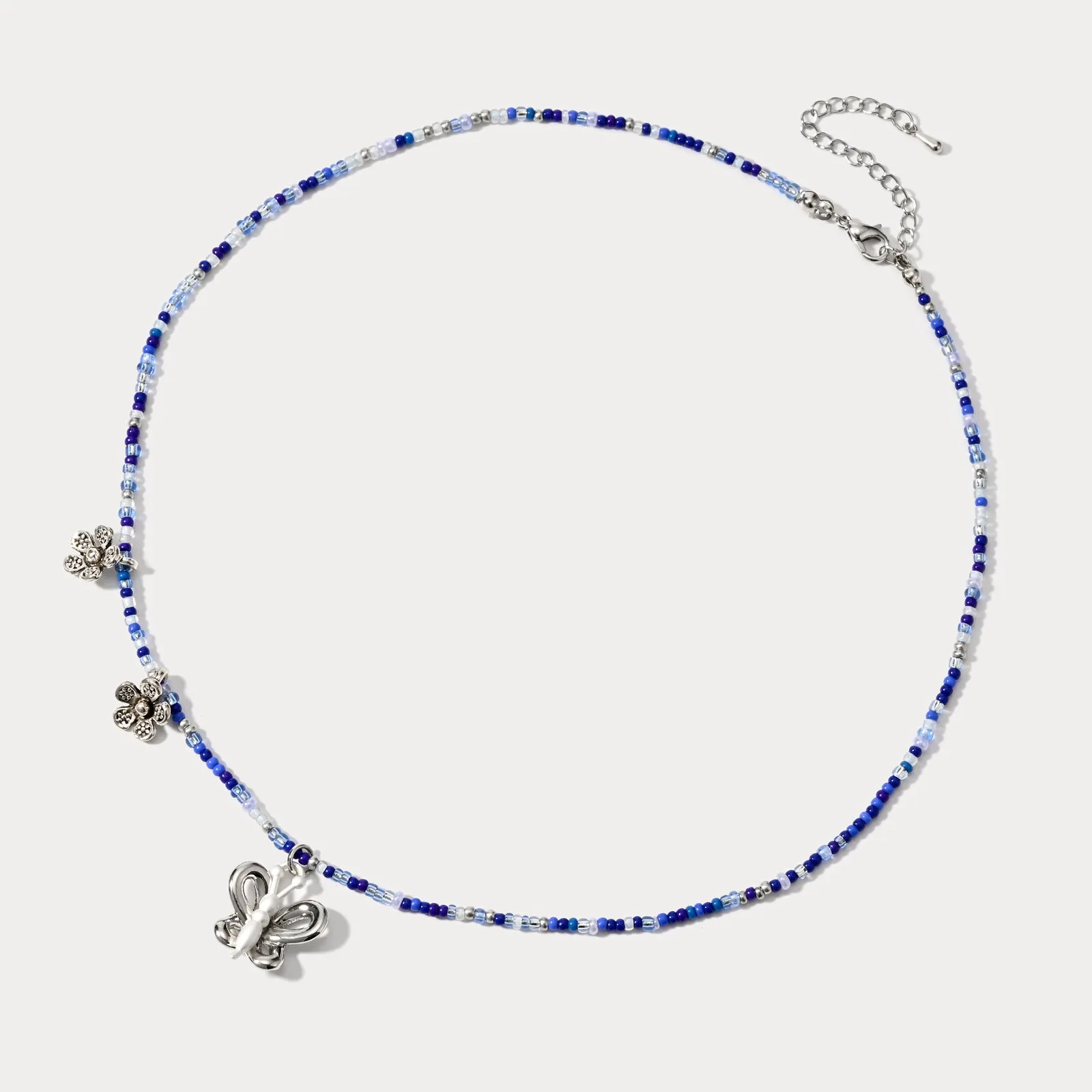 Flower Butterfly Bead Necklace sold by Selenichast product image thumbnail 5