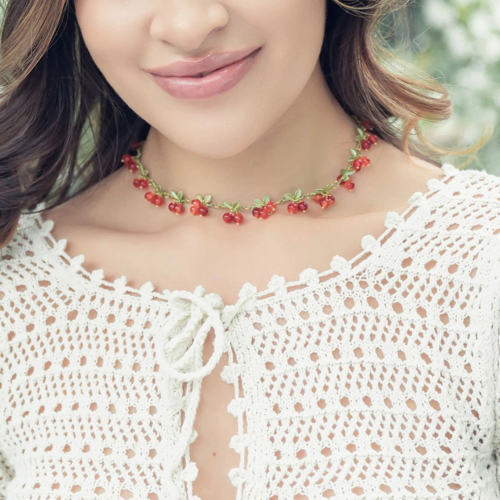 Cranberry Necklace sold by Selenichast product image thumbnail 3