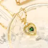 Emerald Mini Heart Necklace sold by Selenichast