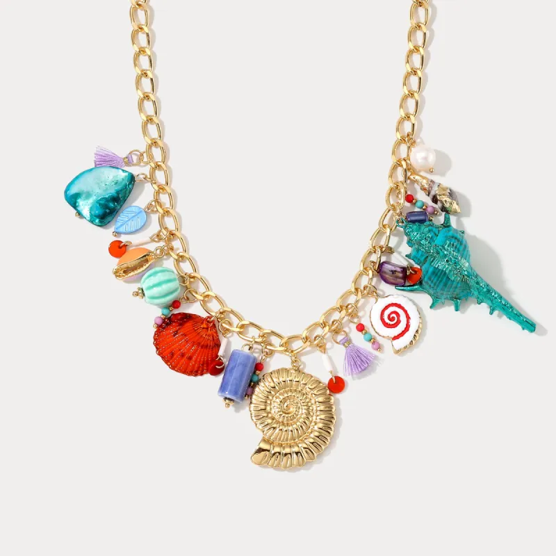 Sea Shell Necklace sold by Selenichast