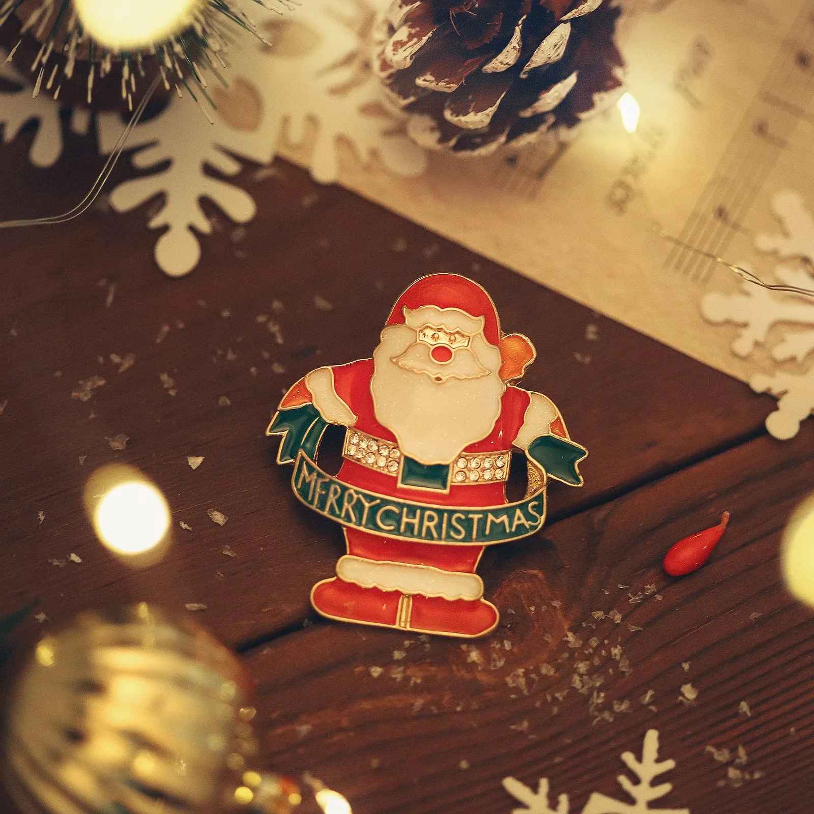 Santa Claus Brooch sold by Selenichast product image thumbnail 4
