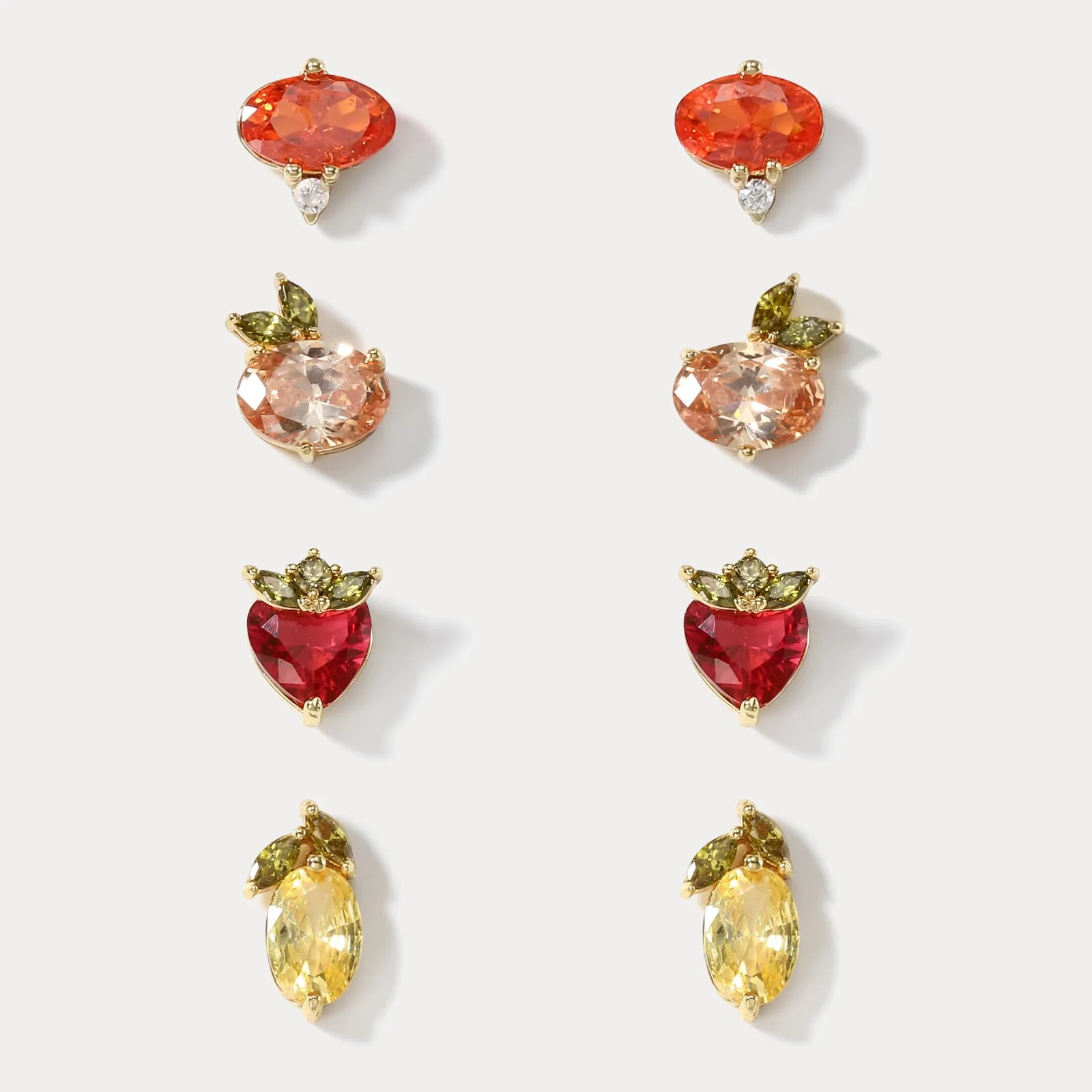 Fruit Stud Earrings Set sold by Selenichast
