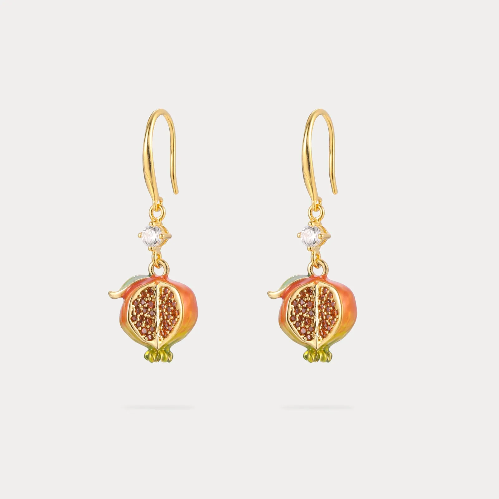 Pomegranate Earrings sold by Selenichast